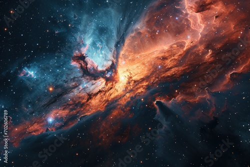cosmic nebulae and galaxies