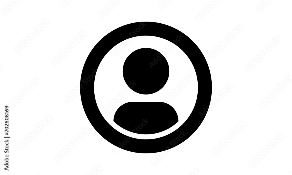 Black User icon. People symbol icon. Profile person avatar symbol icon Black User icon. People symbol icon. Profile person avatar symbol icon