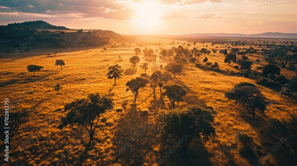 Aerial Photography Sprawling Savannas Dry Tropical Climate Warm Aerial Photography Sprawling Savannas Dry Tropical Climate Warm