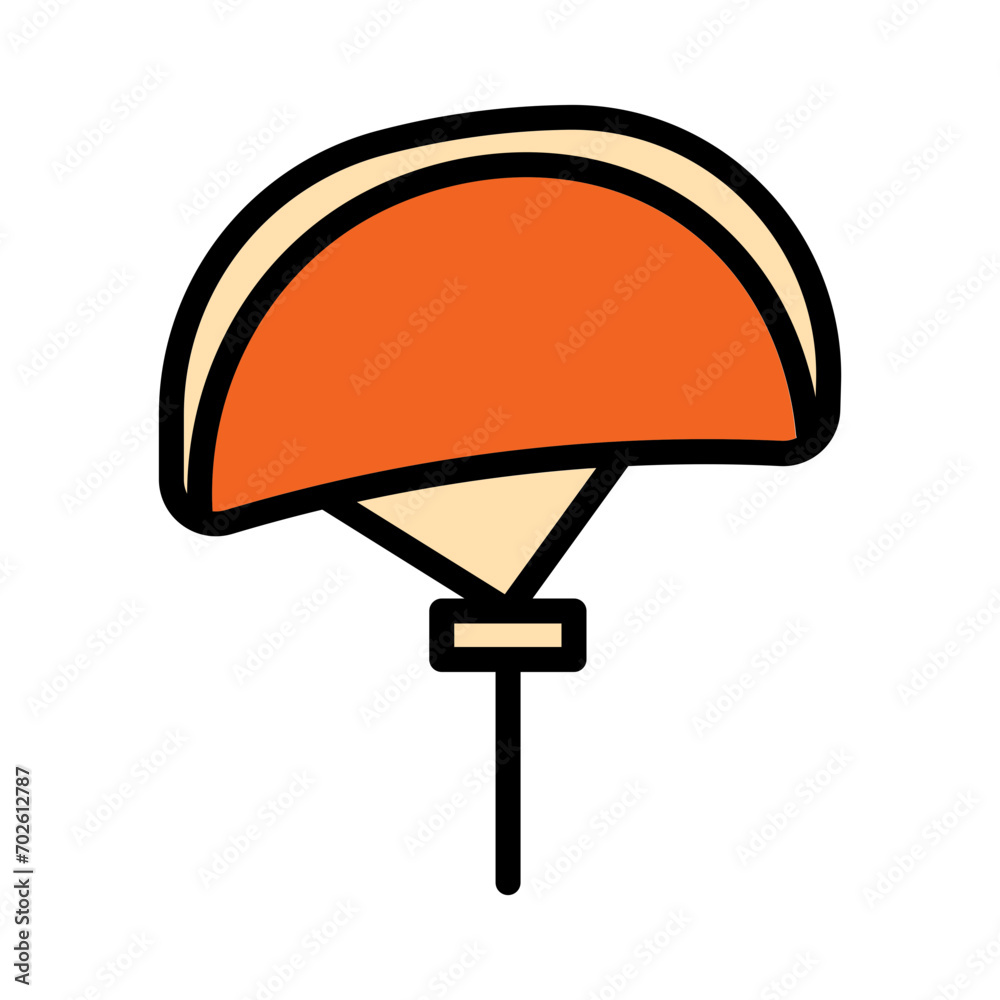 Helmet Ride Safety Filled Outline Icon Helmet Ride Safety Filled Outline Icon