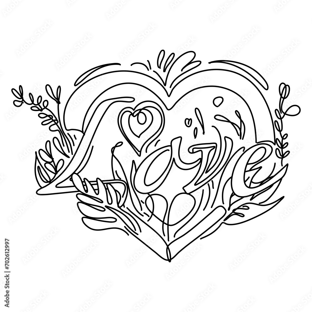Modern Flat Valentines Day Illustration, Elevate your web design with a touch of romance Modern Flat Valentines Day Illustration, Elevate your web design with a touch of romance
