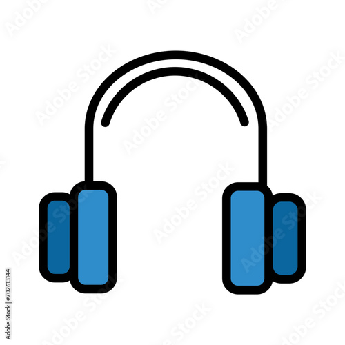 Earmuffs Safety Protect Filled Outline Icon