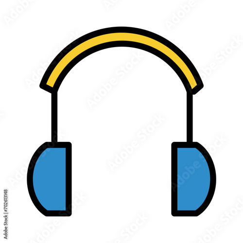 Earmuffs Safety Protect Filled Outline Icon