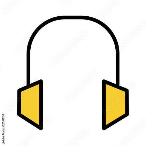 Earmuffs Safety Protect Filled Outline Icon