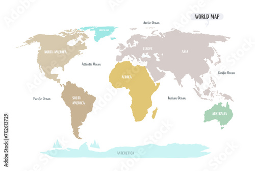 World Globe Map. Explore the World.