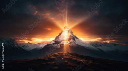 Mountaintop Sunrise Beauty