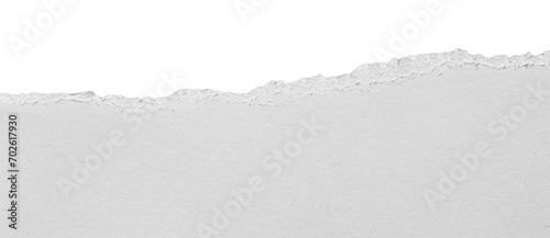 torn blank pages with uneven texture edges. set of ripped white paper sheets png isolated on transparent background. document or newspaper mockup. © chathuporn