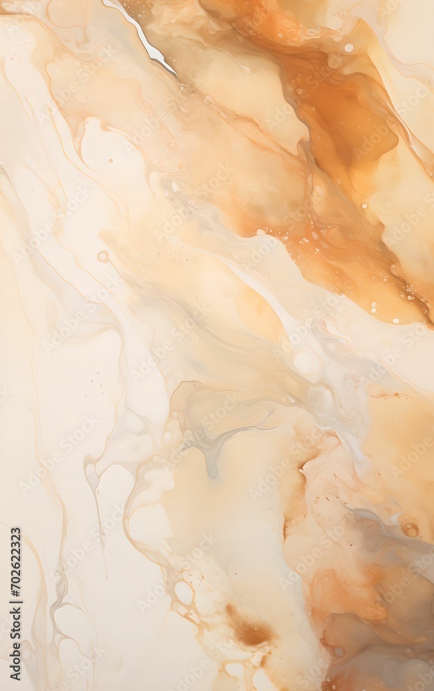 Luxury fluid art texture. Background with abstract paint effect. Liquid effect. Marble inspiration. Beige colors. Interior design Luxury fluid art texture. Background with abstract paint effect. Liquid effect. Marble inspiration. Beige colors. Interior design