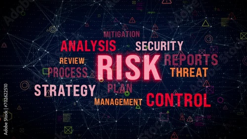 risk concept related to management assessment analysis photo