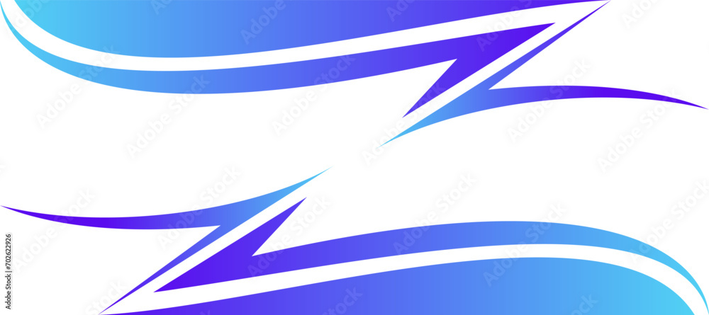 blue curve waves race car livery sticker layout design background