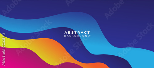 colorful wavy gradient background vector. suitable for banner poster flyer