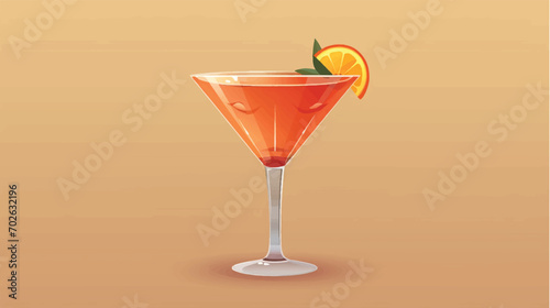 Cocktail illustration vector