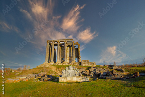 Aizanoi ancient city. zeus temple kutahya