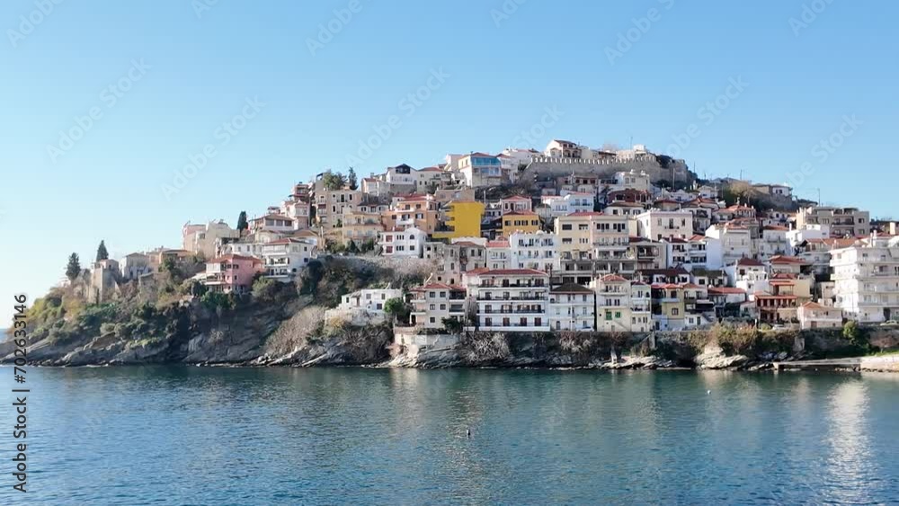 Panorama of city of Kavala, Eastern Macedonia and Thrace, Greece Panorama of city of Kavala, Eastern Macedonia and Thrace, Greece