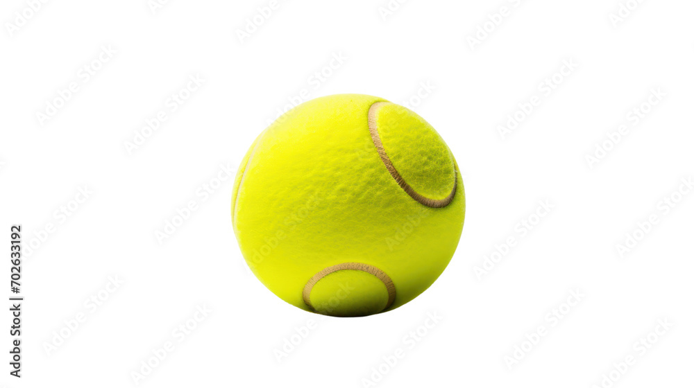 tennis ball isolated on transparent and white background.PNG image.