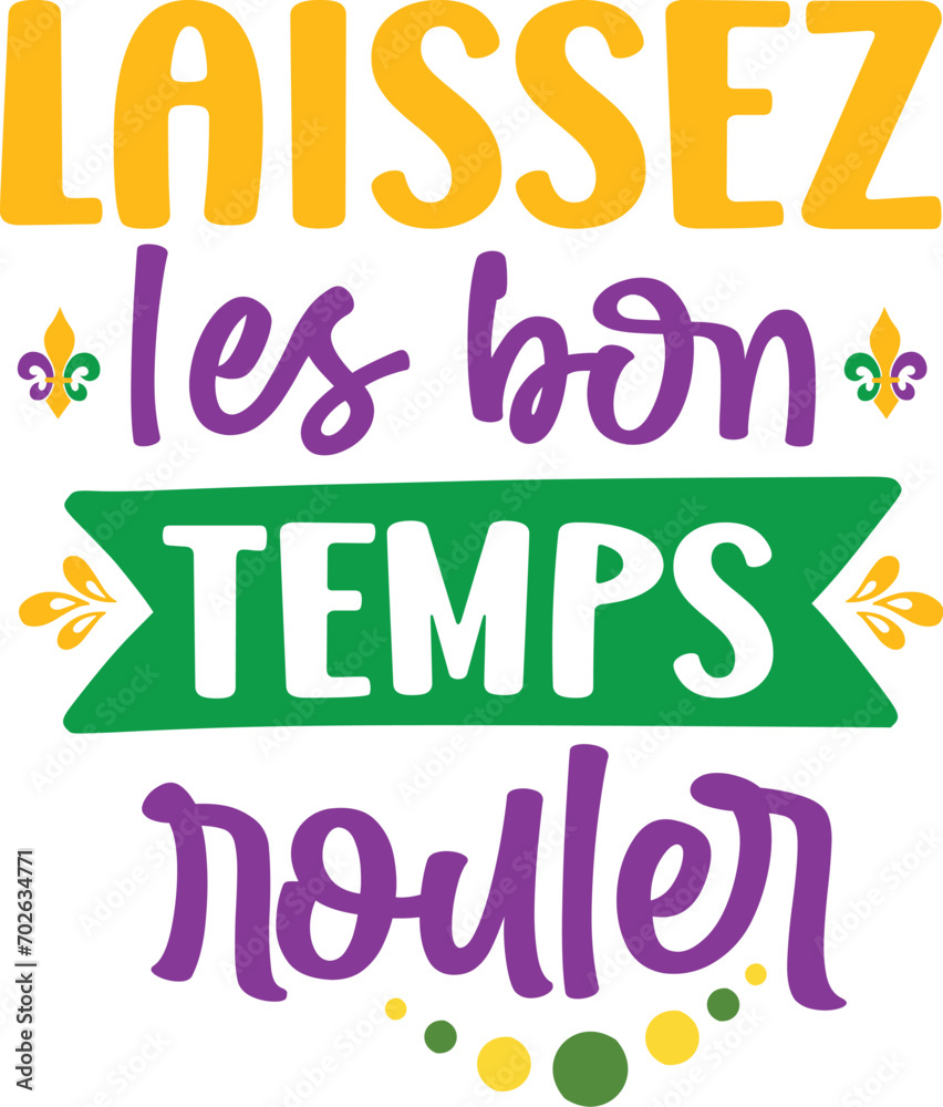 Fototapeta premium mardi svg designs