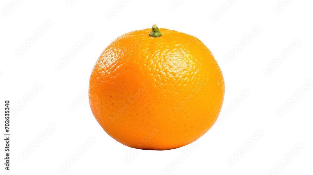 One orange isolated on white background close up. One orange isolated on white background close up.