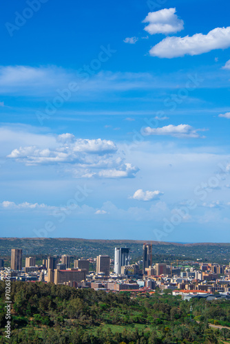 View of the city of Pretoria from the Vootrekkers monument © Gilles Rivest