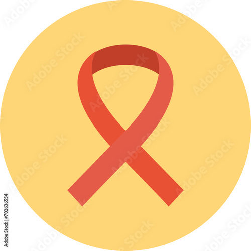 aids awareness ribbon. medical icon vector png. medical symbol icon png. medicinal, therapeutic, cathartic, curative, healing, preventive, prophylactic and doctor icon design.
