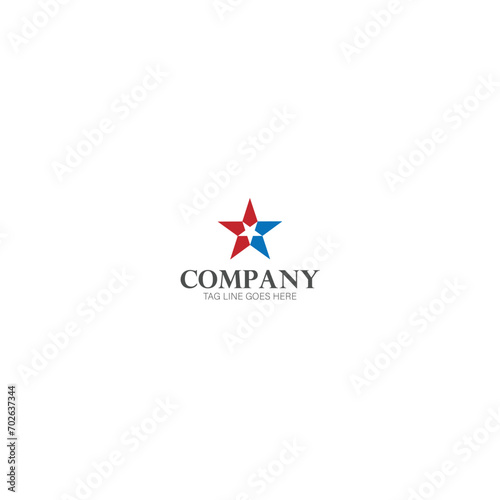 Free Download Double Star Monogram with white background.  - GFXLoad