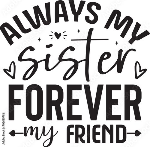 sister svg design