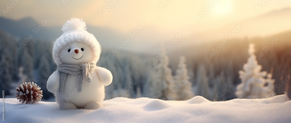 Obraz premium Dolls in the snow