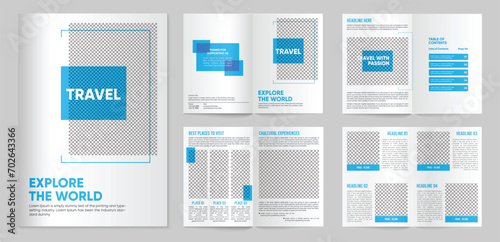 travel brochure design template