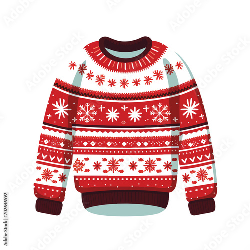 Ugly Christmas Sweater illustration vector © Vector