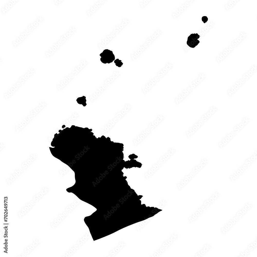 Riviere du Rempart district map, administrative division of Mauritius