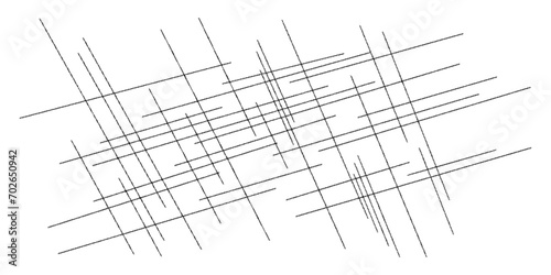 Random chaotic lines abstract geometric pattern. Grunge  stripes pattern