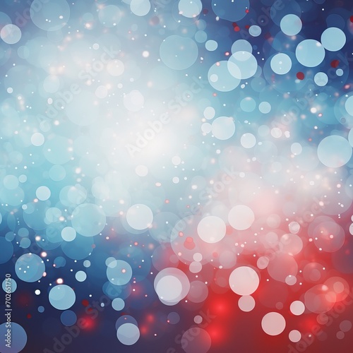 Holiday Festival Scene De-Focused Abstract Light Circles Texture Background