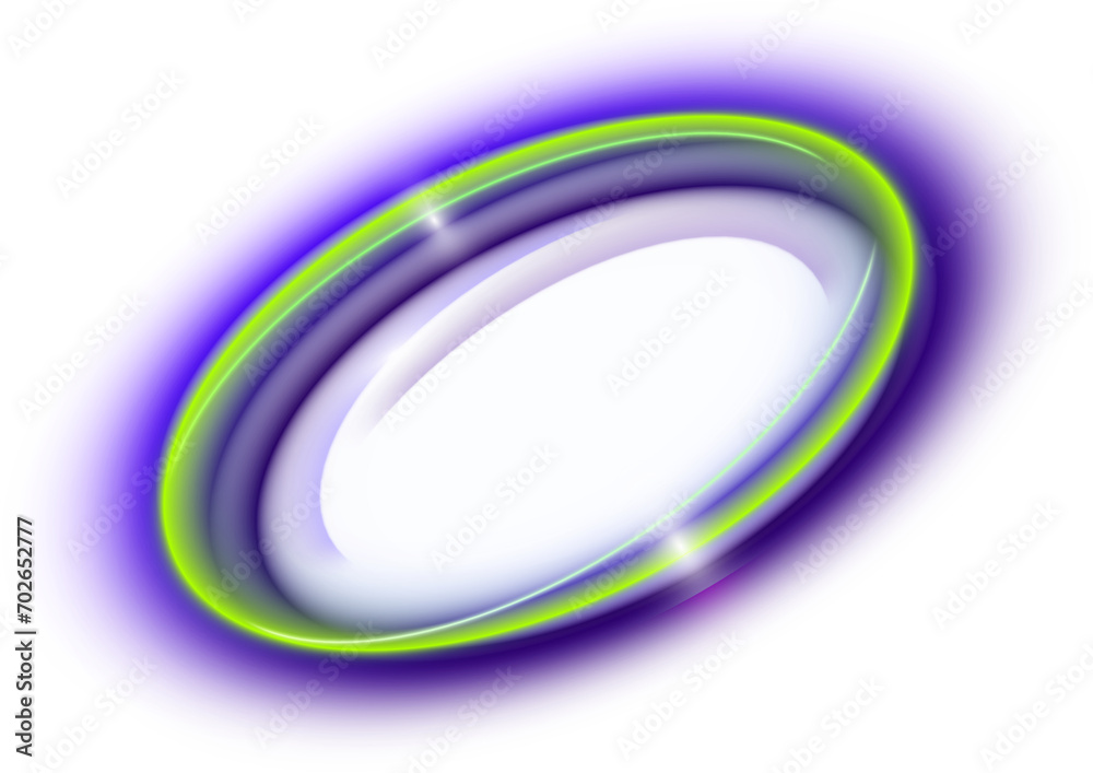 Futuristic Neon Circle Futuristic Neon Circle