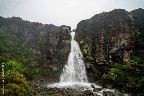 Taranaki Falls  Waterfall  Tongariro Northern Circuit  New Zealand