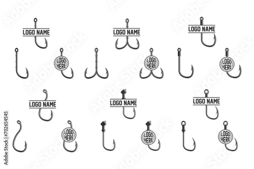 Fishing Hook Vector Bundle, Fishhook silhouette Bundle, Fishing Hook Set, Premium Quality Fishing Hook Vector, Fishing Hook Graphics, Stylish Fishing Hook, illustration, Classic Fishing Hooks