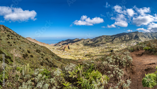 From the mountains near Masca,Tenerife, Spain
