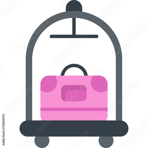 Luggage Cart Icon