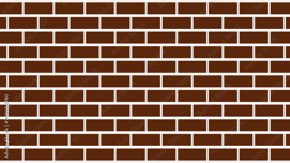 Obraz premium Red and white brick wall background