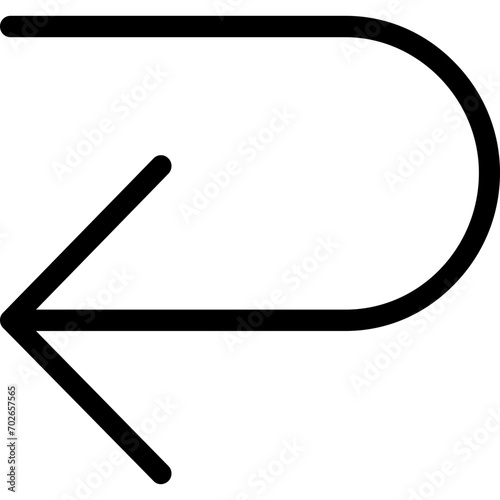 U Turn Icon