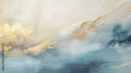 marble background abstract gold line texture sky blue and white