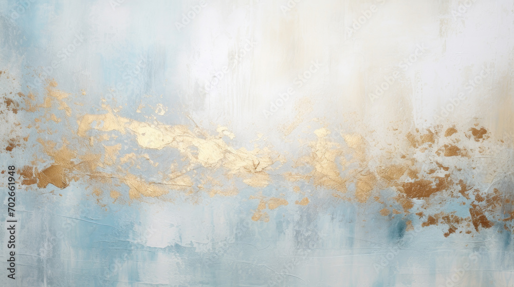 marble background abstract gold line texture sky blue and white