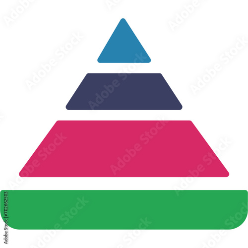 Pyramid Chart Icon