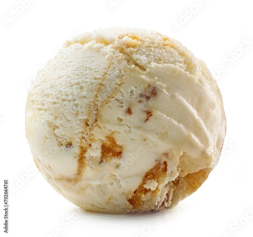 Maple and walnut ice cream ball