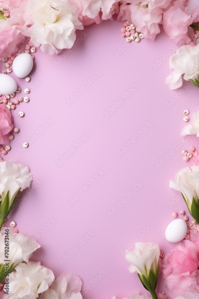 Wedding Theme. Babys Breath Flowers on Pink Background