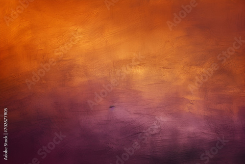 Dark orange brown purple abstract texture. Gradient. Cherry gold vintage elegant background with space for design. Halloween, Thanksgiving, autumn
