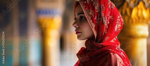 Granting Muslim Woman Travel Visa photo