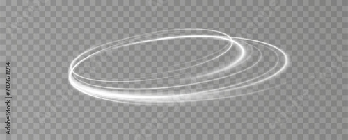 Light white Twirl. Curve white line light effect.Smooth holiday light line with lighting effects. Light cool whirlwind. curve light effect	