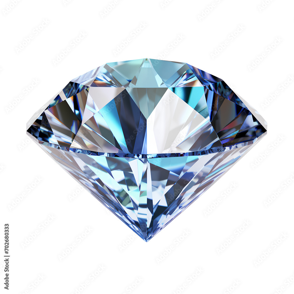 Diamond, isolated on transparent background