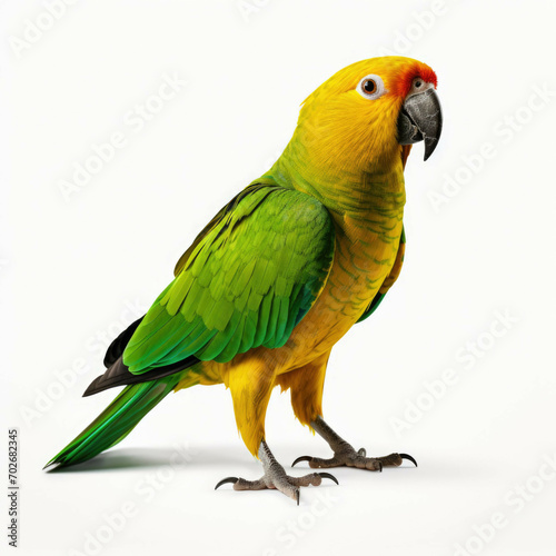 Parrot isolated on white background © Michael Böhm