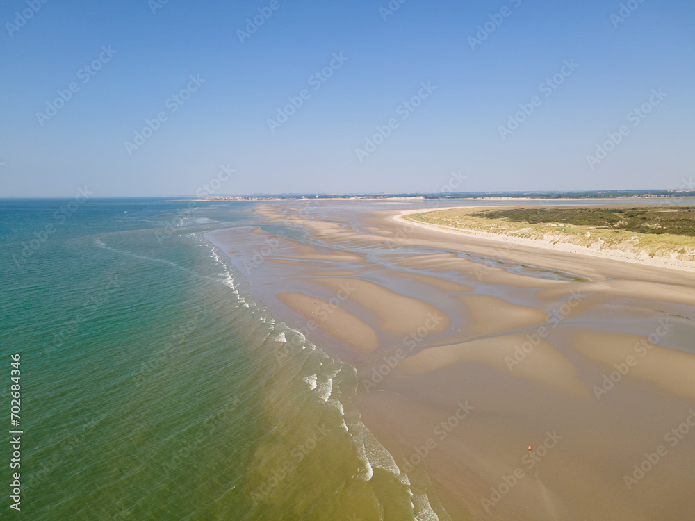 La Baie d'Authie au mois d'aout.