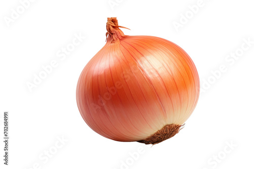 An Onion Isolated On Transparent Background